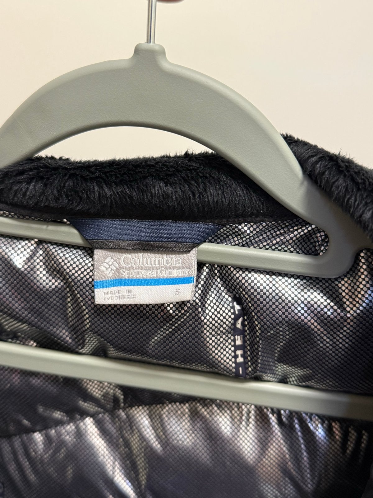 Columbia Omni-Heat Lange Winterjas, Verzenden, Gedragen, Maat 36 (S), Zwart