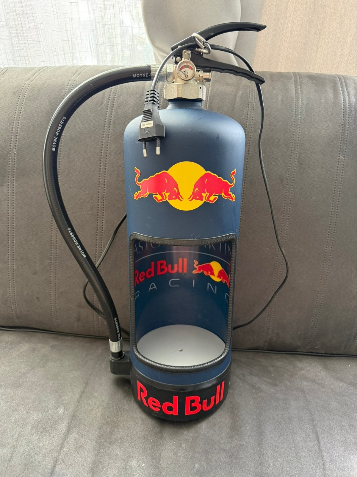 Redbull brandblusser, Huis en Inrichting, Brandblussers en Brandkasten, Ophalen of Verzenden, Gebruikt, Brandblusser