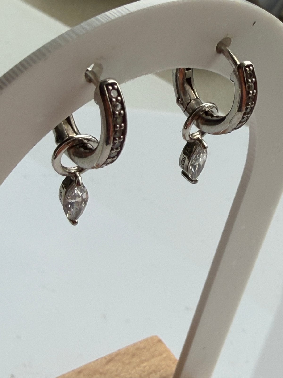 Ti Sento oorbellen met zirkonia steentjes, Sieraden, Tassen en Uiterlijk, Met kristal, Verzenden, Zilver, Hangers