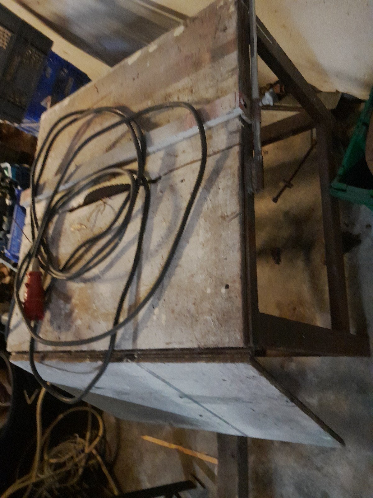 Robuuste Cirkelzaagtafel met Verlengsnoer, Ophalen, Gebruikt