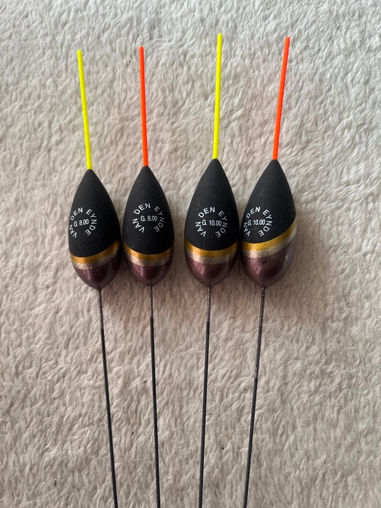 adv 103 / NIEUW serie 4 dobbers VAN DEN EYNDE, Ophalen of Verzenden, Nieuw, Dobber of Lood