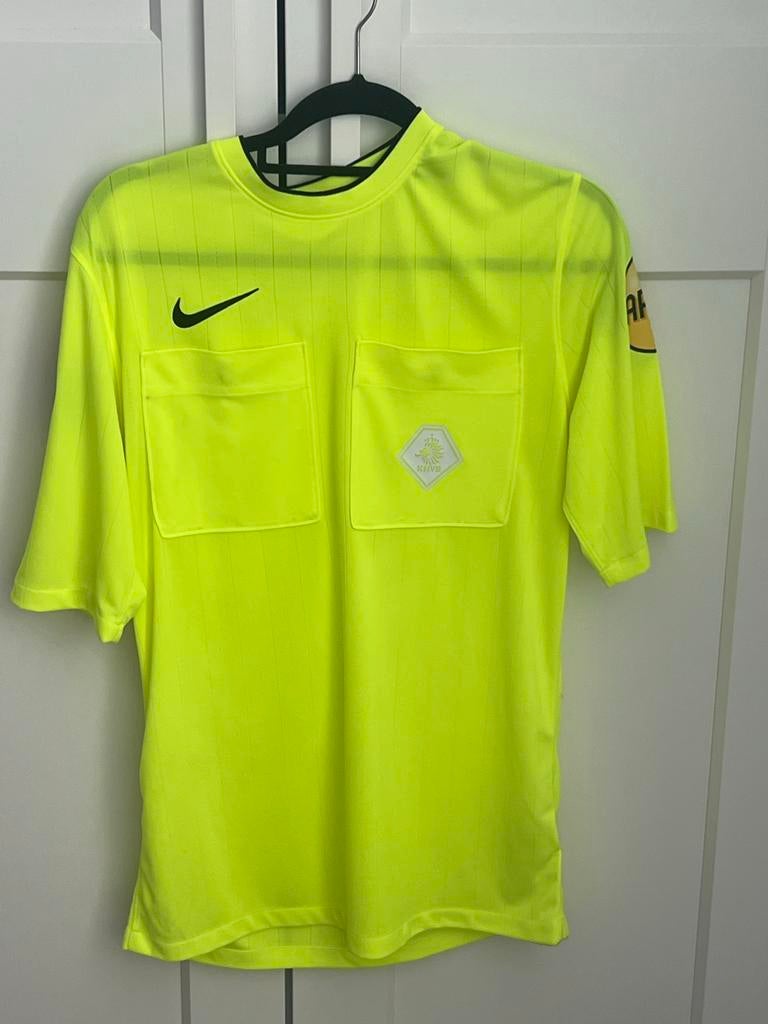 Nike KNVB scheidsrechtersshirt geel maat M, Maat 38/40 (M), Geel, Overige typen, Ophalen of Verzenden
