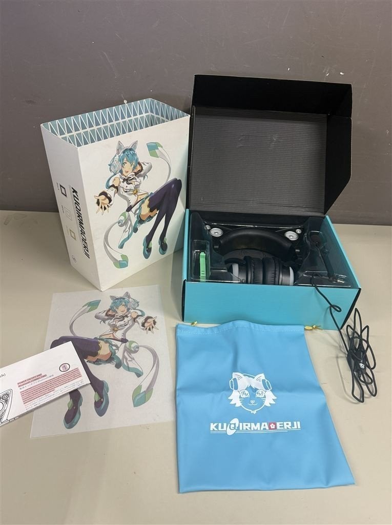 Koptelefoon - Kuqirmaoerji selkir cat ear headphones, Ophalen of Verzenden, Nieuw