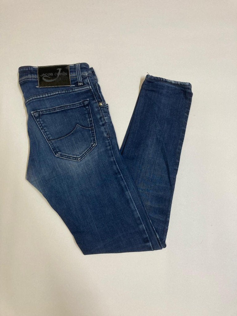 Jacob Cöhen Style J622 Nick jeans - 29 - Blue - Black Patch, Blauw, W32 (confectie 46) of kleiner, Ophalen of Verzenden, Zo goed als nieuw