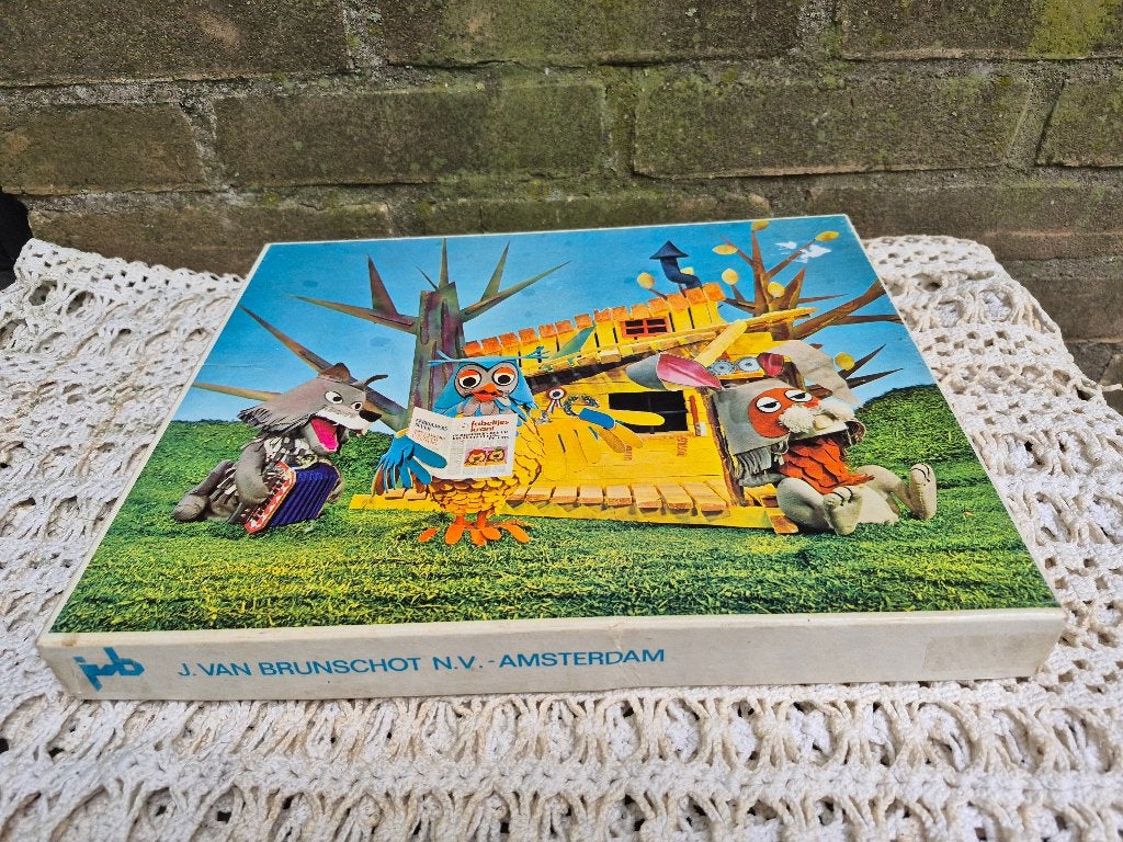 Fabeltjeskrant puzzel, Ophalen of Verzenden, Minder dan 500 stukjes, Gebruikt, Legpuzzel