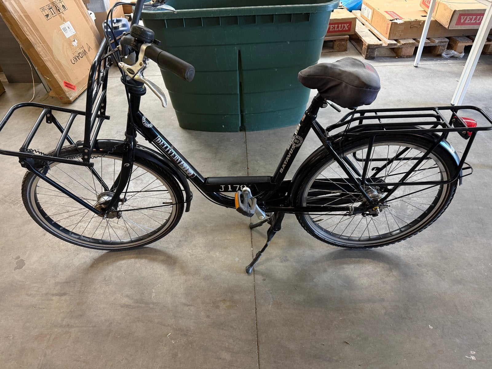 Batavus Delivery Bike - Stevige Transportfiets, Ophalen, Gebruikt, Velgrem, Versnellingen