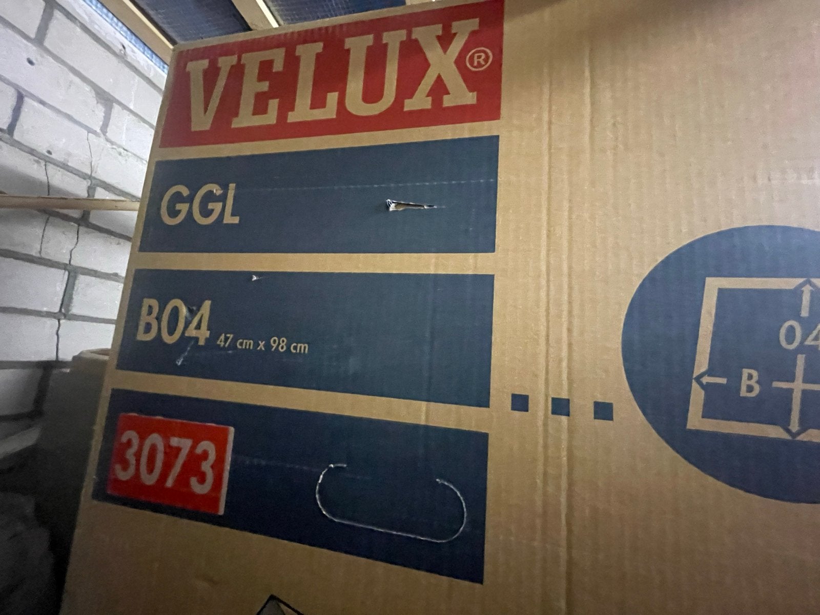 2x Velux Dakraam GGL B04 (47x98cm) met dakopzet, nieuw, Ophalen, Minder dan 80 cm, 80 tot 120 cm, Nieuw