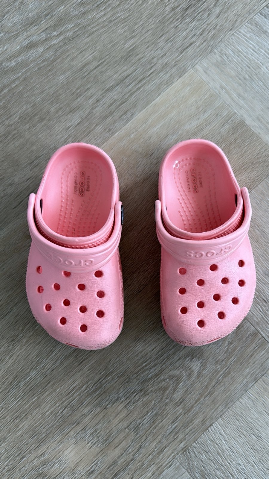 Crocs Classic Clog - roze kids maat c8 24/25, Kinderen en Baby's, Ophalen of Verzenden, Zo goed als nieuw, Meisje, Schoentjes
