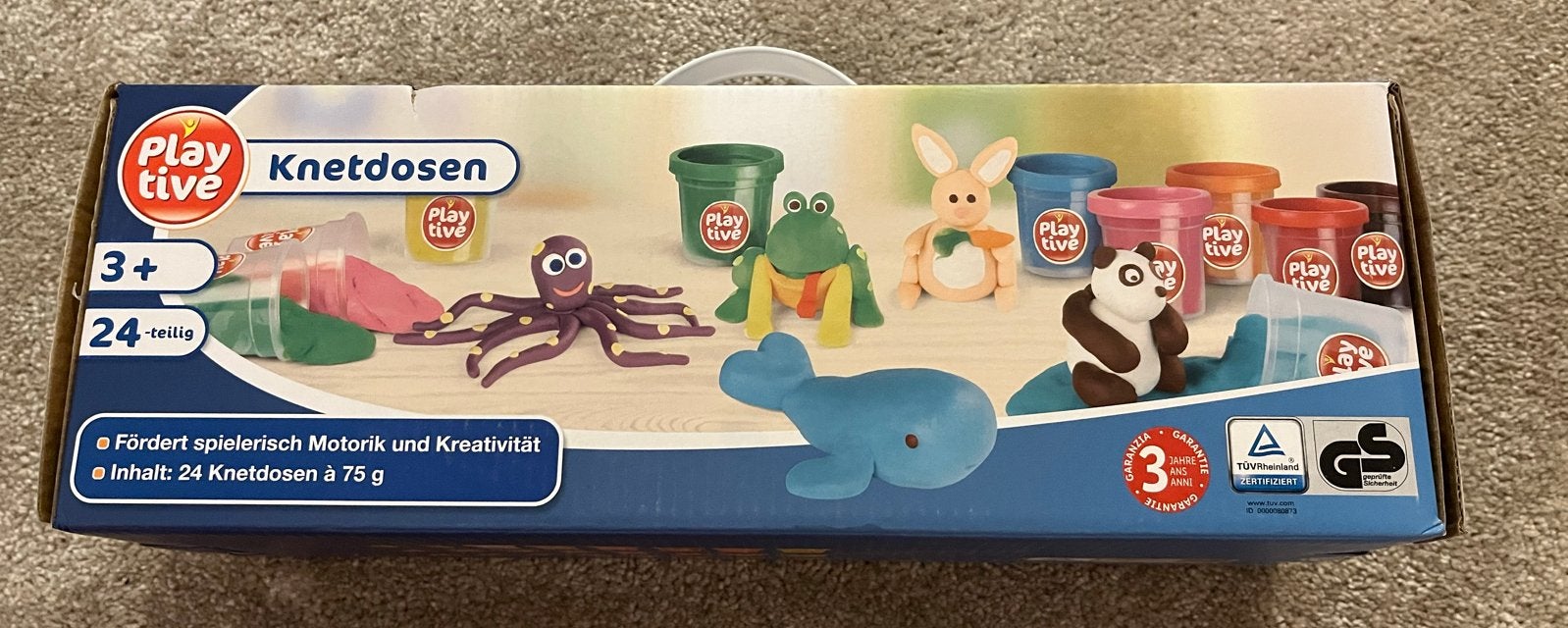 Playtive Klei Set - 24 Kleuren, Nieuw en Ongebruikt, Kinderen en Baby's, Speelgoed | Educatief en Creatief, Ophalen of Verzenden