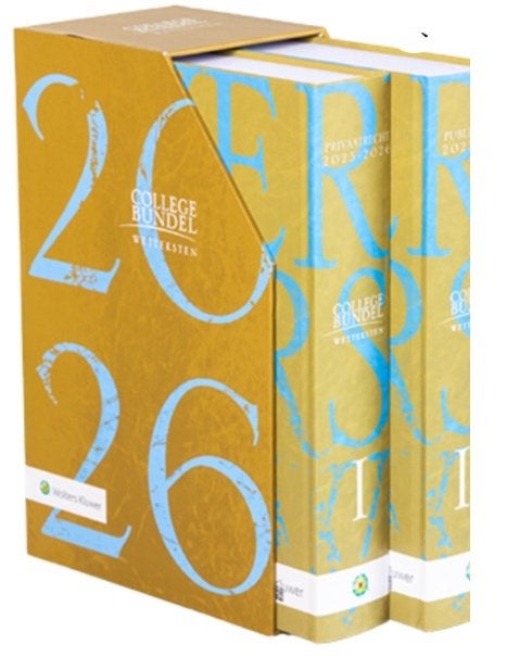 Wolters Kluwer collegebundel 2026 limited edition, Verzenden, Beta, Nieuw, WO