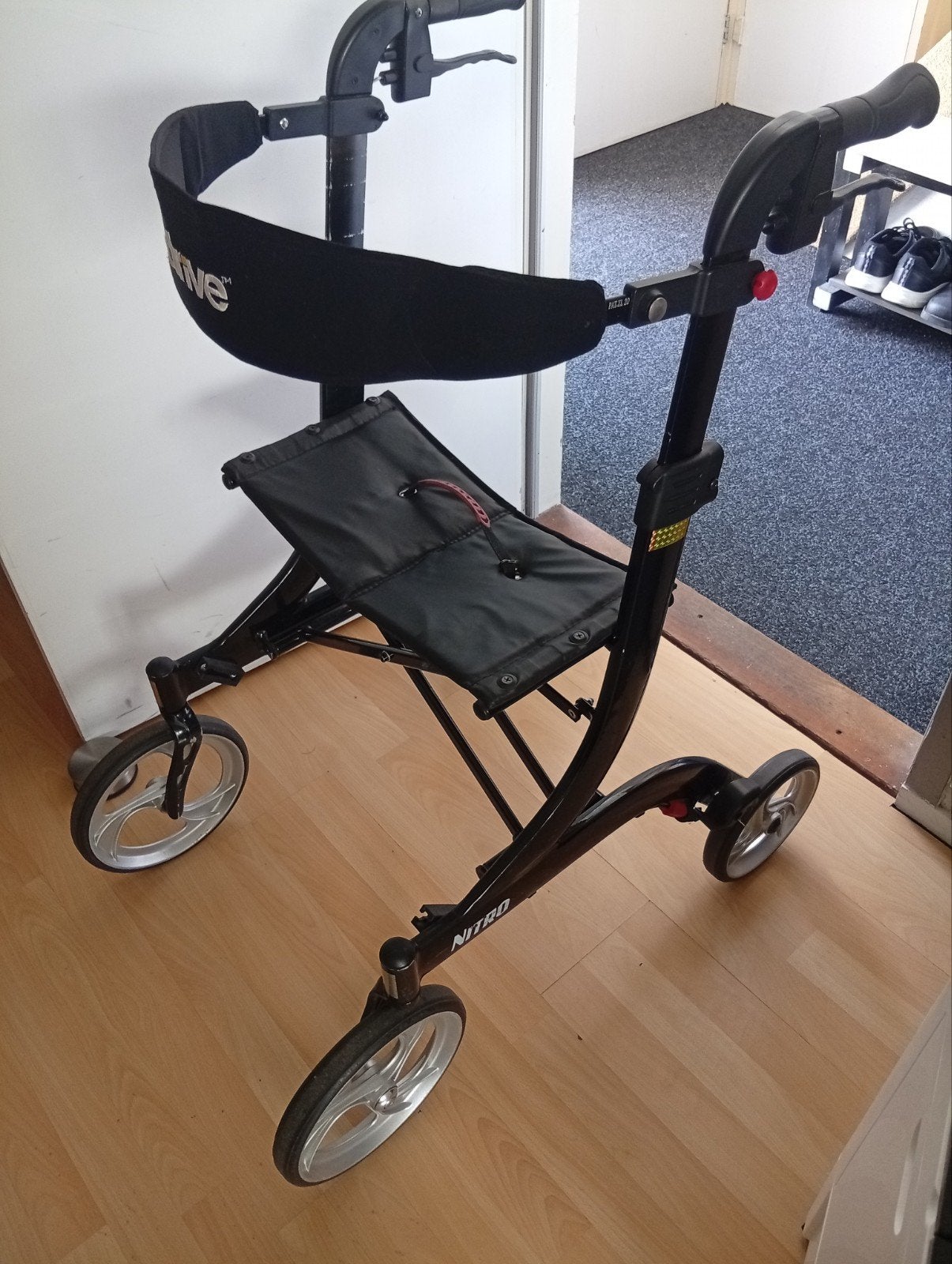 Nitro Drive rollator M, Ophalen, Opvouwbaar, Gebruikt