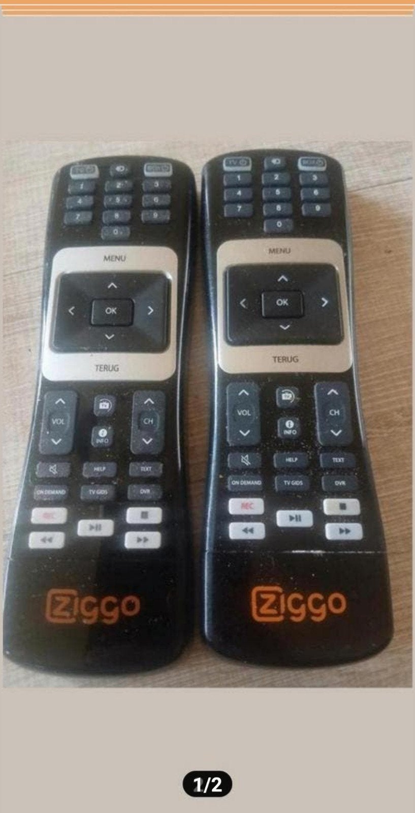 2x Ziggo afstandsbediening - Zo goed als nieuw, Ophalen of Verzenden