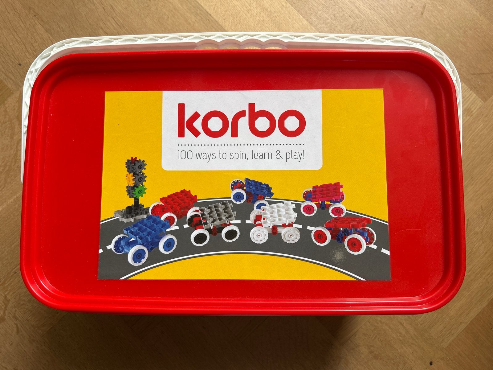 Korbo EDU Car Mini 199 Bouwset - 100 manieren om te spelen, Ophalen of Verzenden, Zo goed als nieuw, Overige merken
