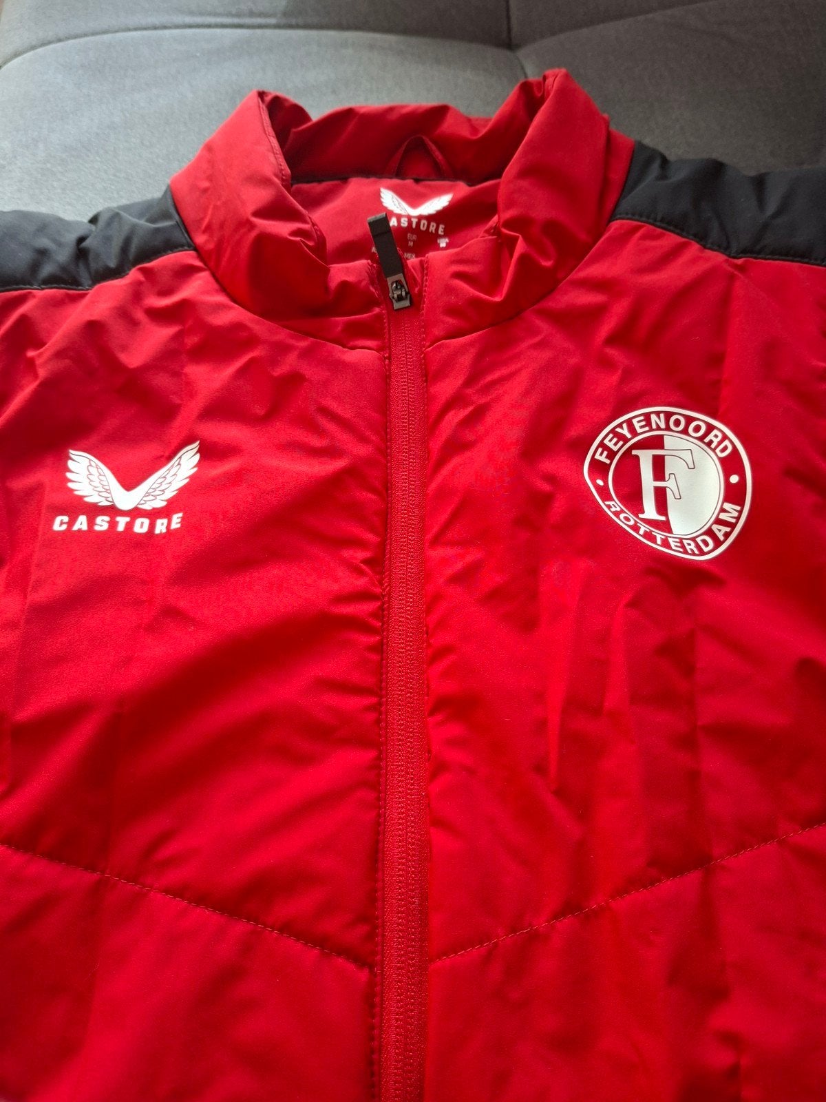 feyenoord bodywarmer maat M, Ophalen of Verzenden, Gedragen, Castore