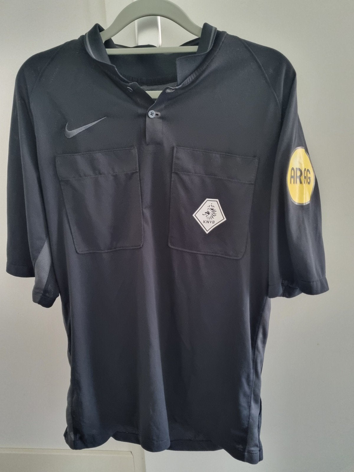 Scheidsrechter/ KNVB/ Arag, Kleding | Heren, Ophalen of Verzenden, Zo goed als nieuw, Maat 52/54 (L)