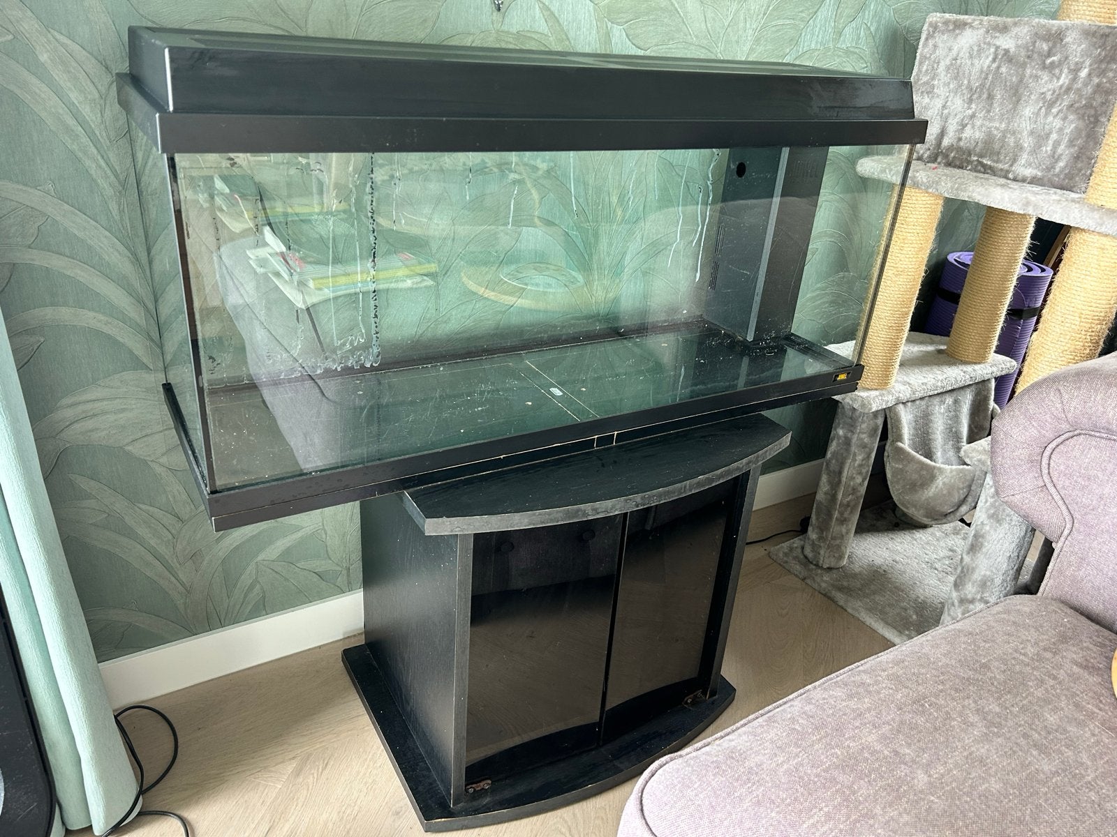 Juwel aquarium met onderkast T.E.A.B., Dieren en Toebehoren, Vissen | Aquaria en Toebehoren, Ophalen, Gebruikt, Leeg aquarium