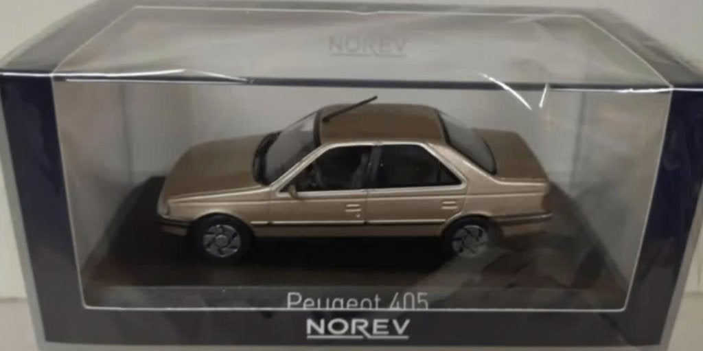 Peugeot 405 SRi 1991 Beige schaal 1/43 NOREV REF. 474514, Hobby en Vrije tijd, Modelauto's | 1:43, Verzenden, Nieuw, Auto, Norev