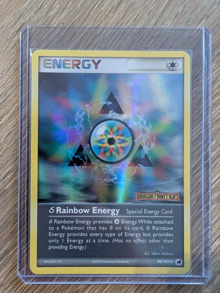 Rainbow Energy uit EX Dragon Frontiers 88/101 Reversed Foil, Hobby en Vrije tijd, Verzamelkaartspellen | Pokémon, Zo goed als nieuw