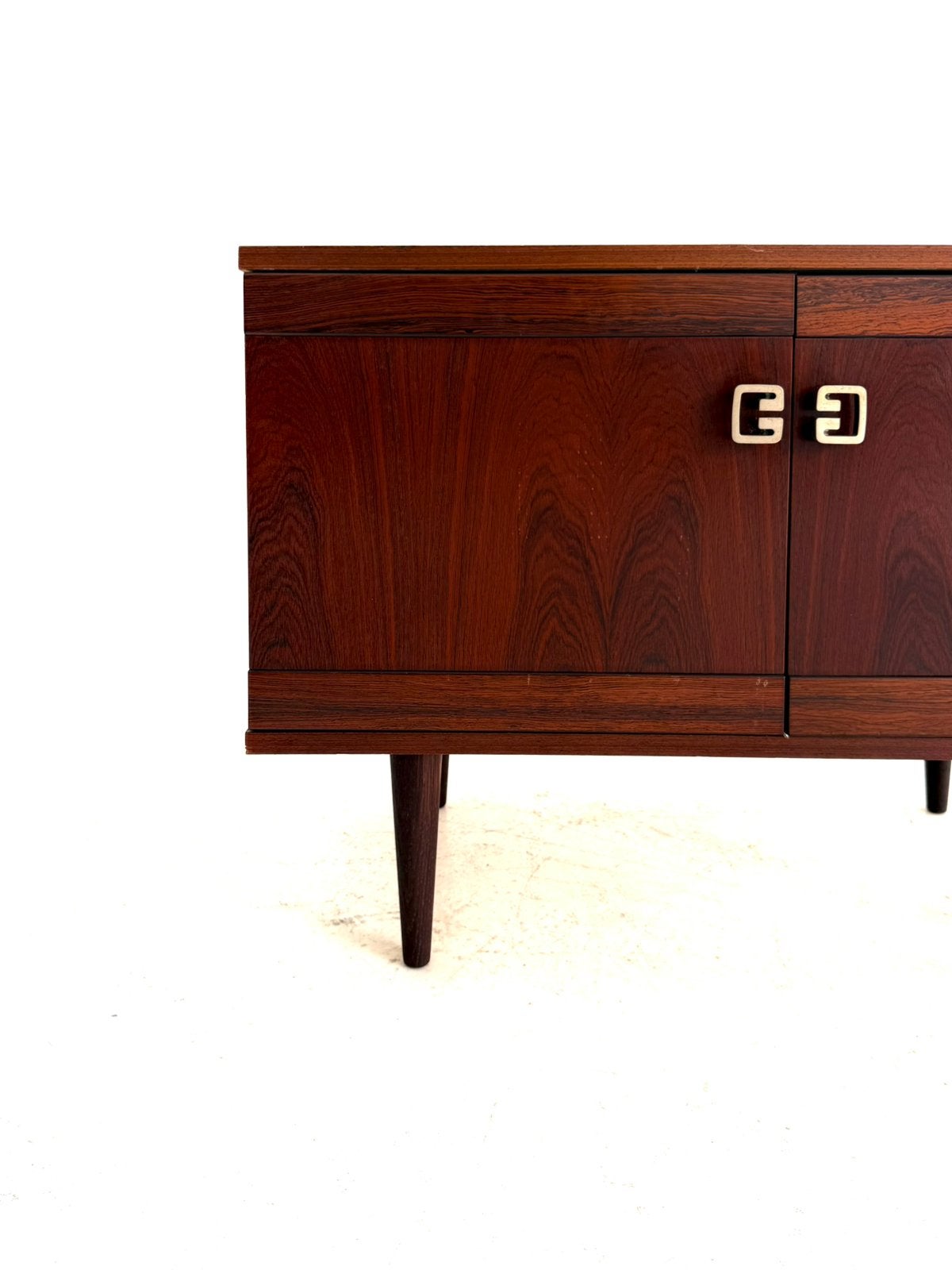 Vintage Deens Palissanderhouten sideboard, jaren ‘60, Overige houtsoorten, Met deur(en), Ophalen of Verzenden, Zo goed als nieuw