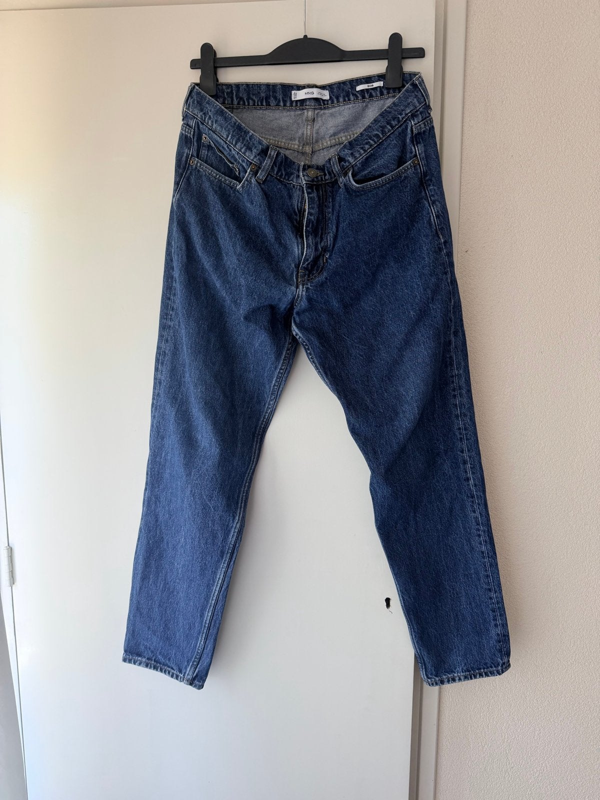 MNG Mango Jeans - Donkerblauw - Maat W30-W32, Ophalen of Verzenden, Zo goed als nieuw, Blauw