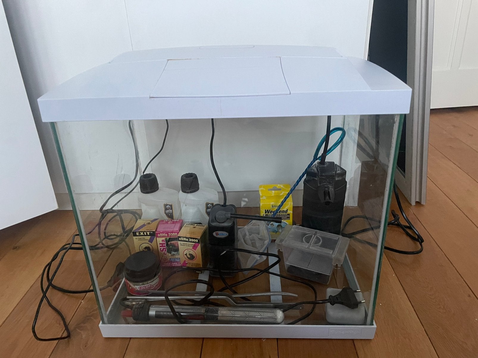 Aqarium van Superfish, Dieren en Toebehoren, Ophalen, Verwarming, Zo goed als nieuw, Leeg aquarium