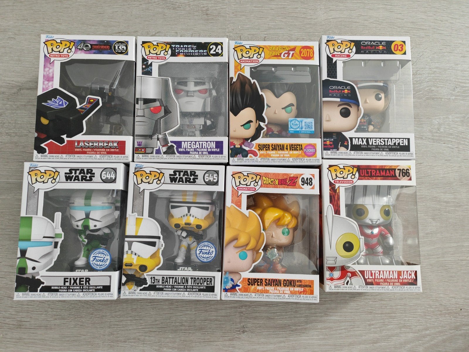 Diverse Funko Pop! verzameling: Star Wars, Dragon Ball, F1, Ophalen of Verzenden, Nieuw