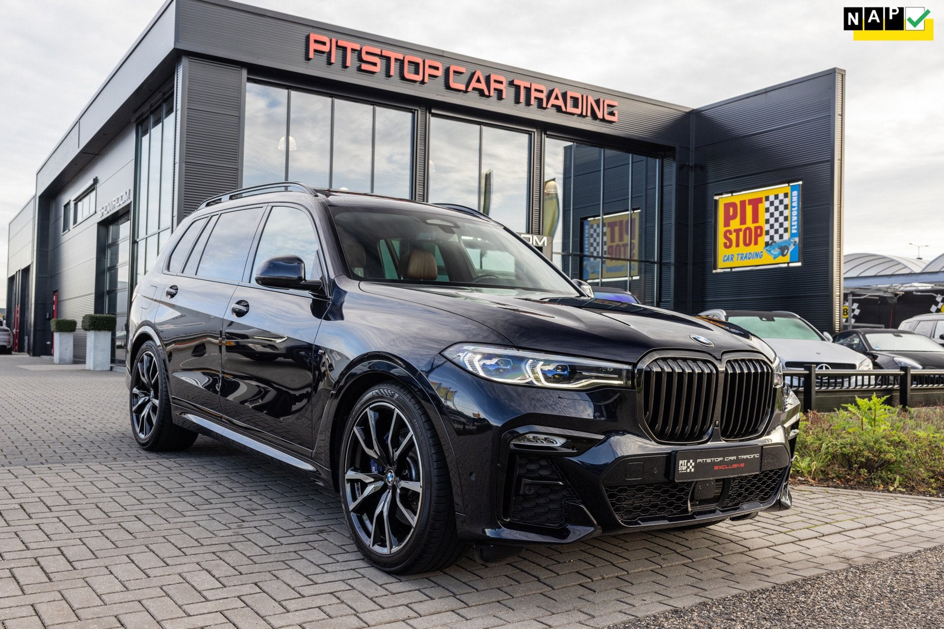 BMW X7 XDrive40i 6p. M-Sport, Adaptive Cruise, Ventilatie, H, Auto's, Dealer onderhouden, Gebruikt, Euro 6, Verwarmde buitenspiegels