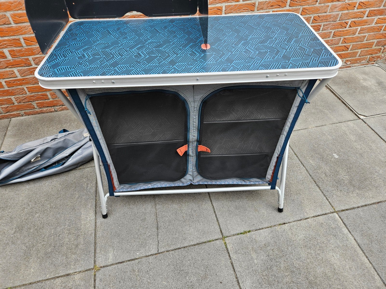 Quechua Camping Keukenkast 500 met Windscherm, Ophalen