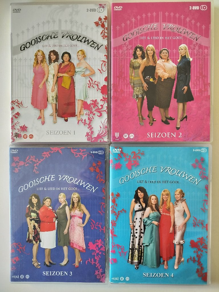 Gooische Vrouwen: Seizoen 1 t/m 4 (2005 - 2008) *10 DVD, Drama, Seizoen 1, Zo goed als nieuw, Vanaf 12 jaar