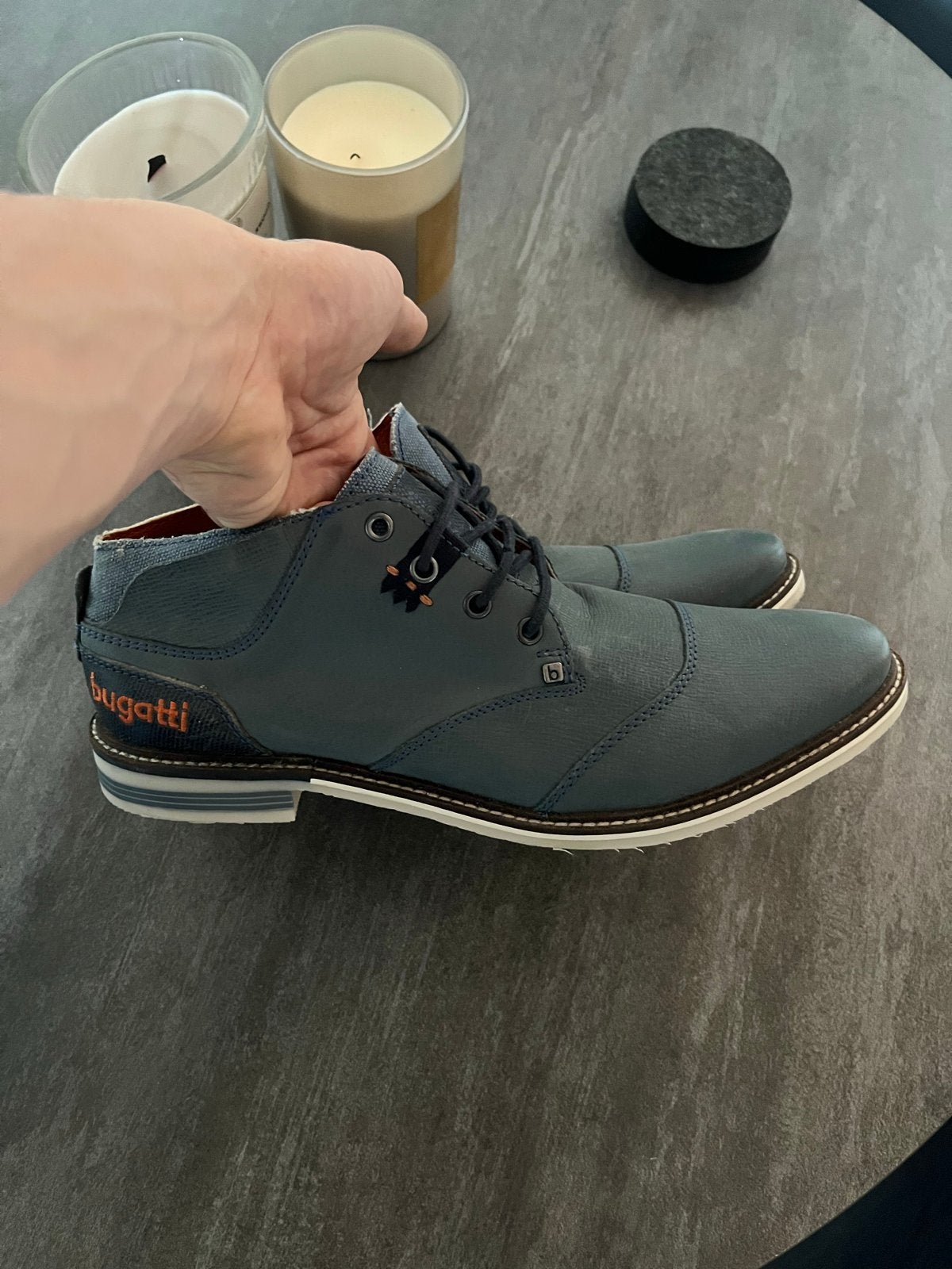 Nieuwe Bugatti herenschoenen maat 44, Ophalen of Verzenden, Nieuw, Blauw, Veterschoenen