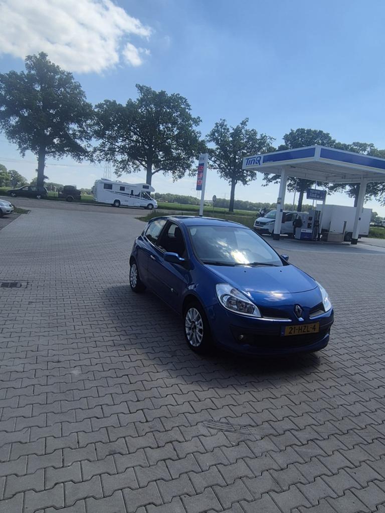 Renault Clio 1.2 16V 55KW 3-DRS 2009 Blauw, Voorwielaandrijving, 535 kg, 74 pk, 4 cilinders
