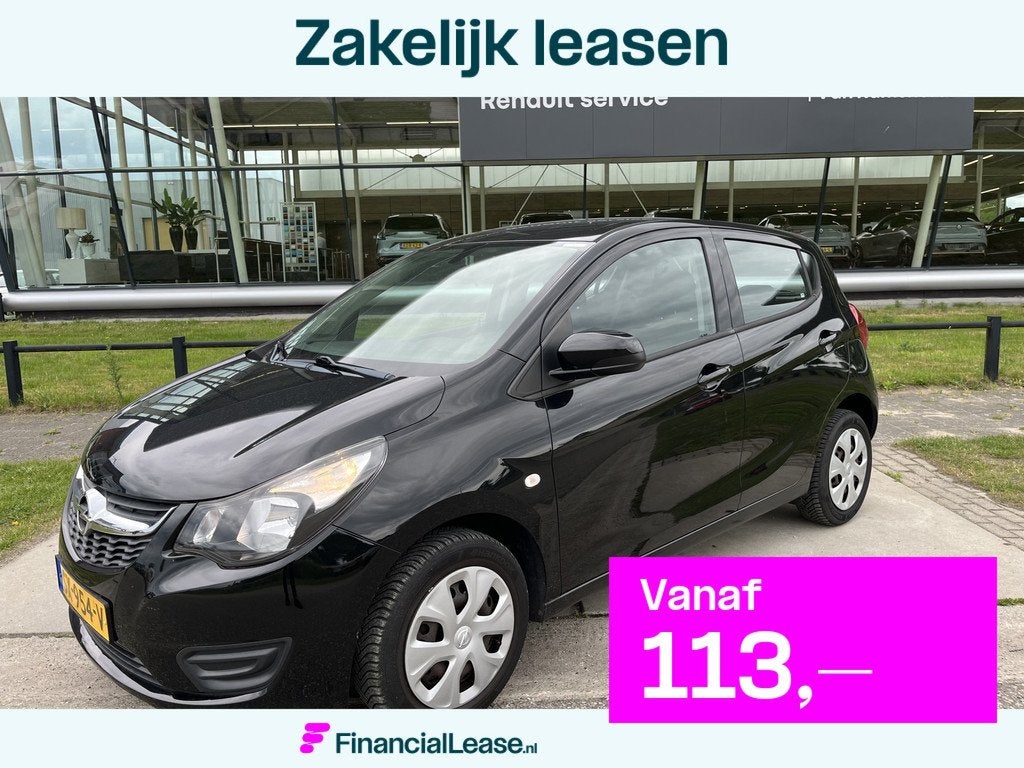Opel KARL 1.0 ecoFLEX Edition / Airco / Bleutooth / Cruise /, Voorwielaandrijving, Stof, Zwart, Origineel Nederlands