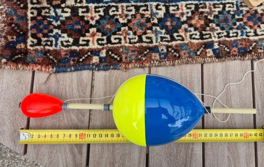 Grote dobber decoratie 38 cm, Ophalen of Verzenden, Gebruikt, Dobber of Lood