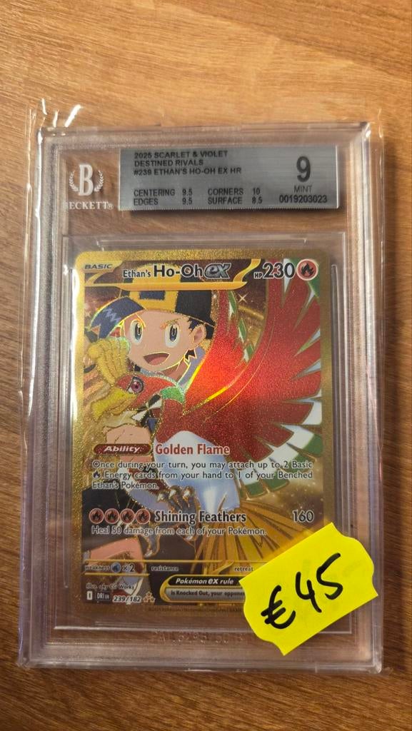 BGS 9 Ethans ho-oh ex, Ophalen of Verzenden, Zo goed als nieuw