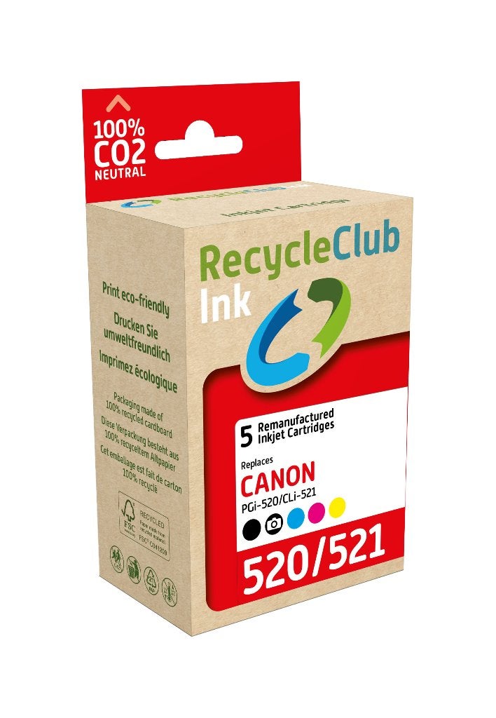 Canon inkt 520/521 Multipack 5 kleuren - Nieuw & gesealed, Ophalen of Verzenden, Nieuw, Cartridge, Canon