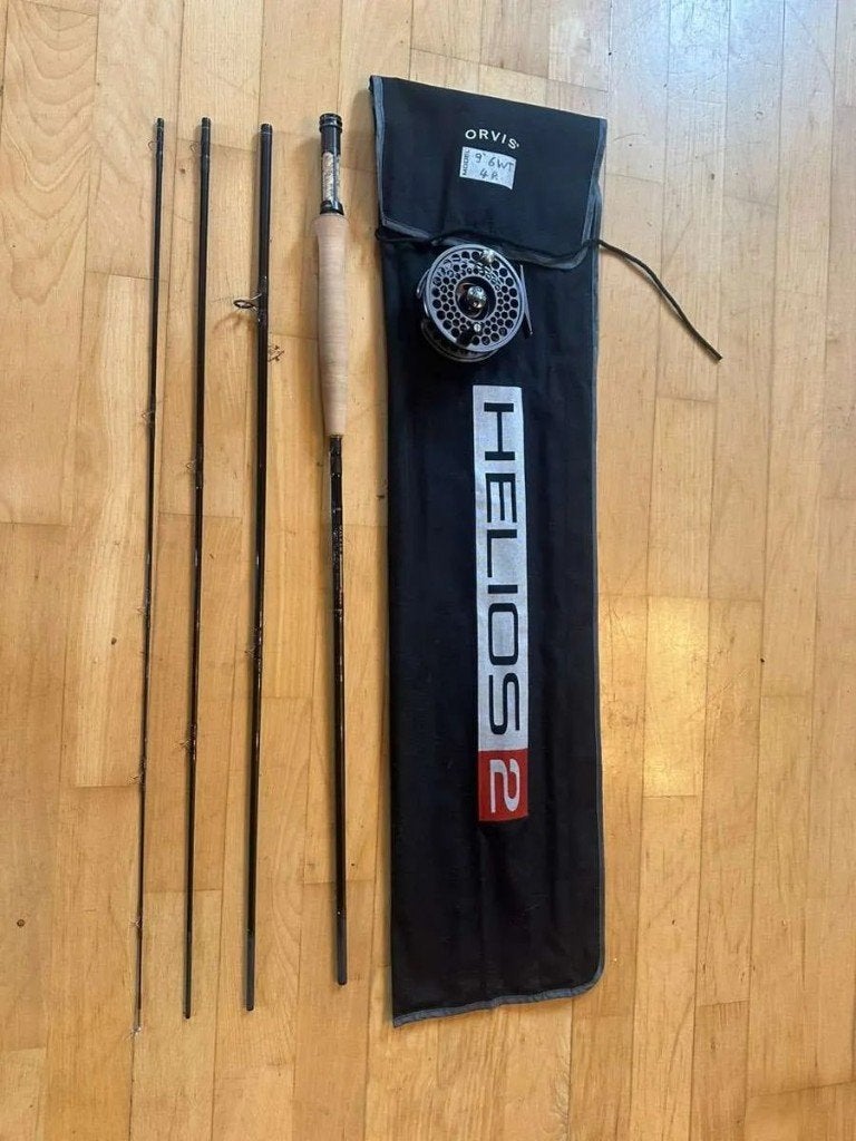 ORVIS Helios II vliegenhengel + ORVIS Access Mid Arbor IV, Ophalen of Verzenden, Nieuw, Overige typen
