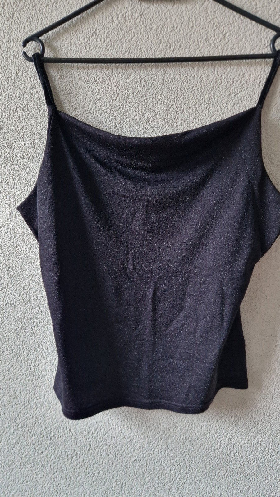 Zwarte glitter top met spaghettibandjes - Maat XL, PepperCorn, Zwart, Maat 46/48 (XL) of groter, Ophalen of Verzenden