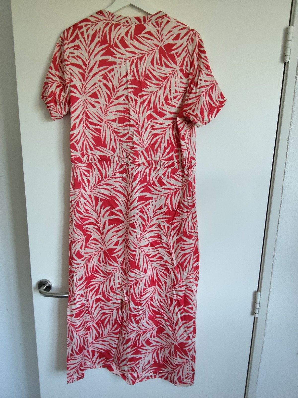Zomerjurk. Maat 42. Oranje/Wit., Maat 42/44 (L), Oranje, Ophalen of Verzenden, Zo goed als nieuw