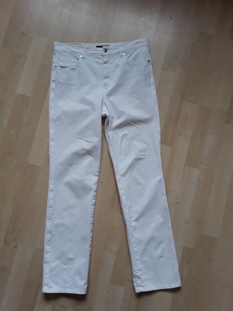 Broek wit van Rosner mt 40, Maat 38/40 (M), Verzenden, Wit, Zo goed als nieuw