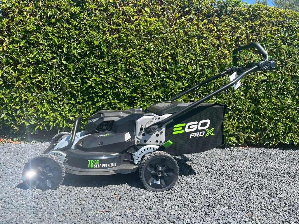 EGO LMX7600SP Professionele Accu Grasmaaier – 76 cm, Ophalen, Cirkelmaaier, Info@stiermandeleeuw.nl, Accu-grasmaaier