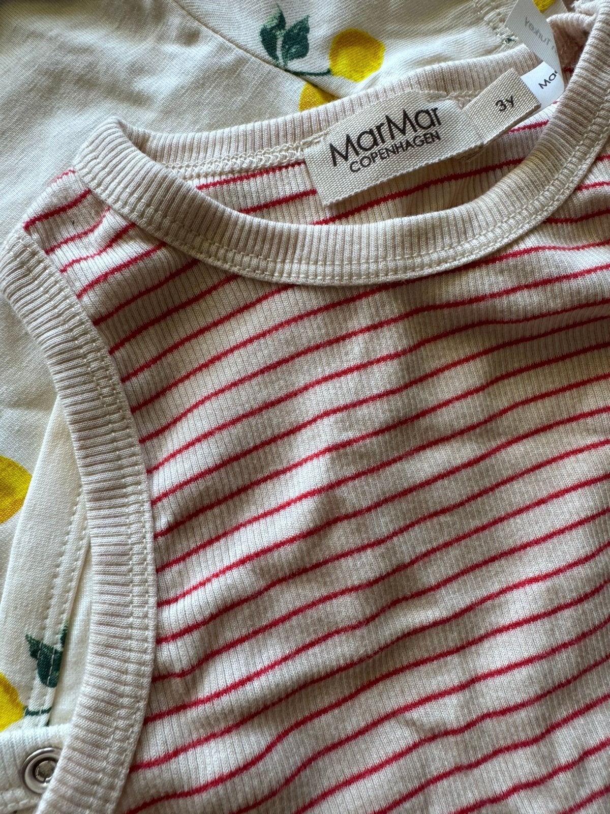 4 gebruikte en 1NIEUWE romper maat 98/104 h & m en MarMar, Ophalen of Verzenden, Zo goed als nieuw, Meisje, Nacht- of Onderkleding