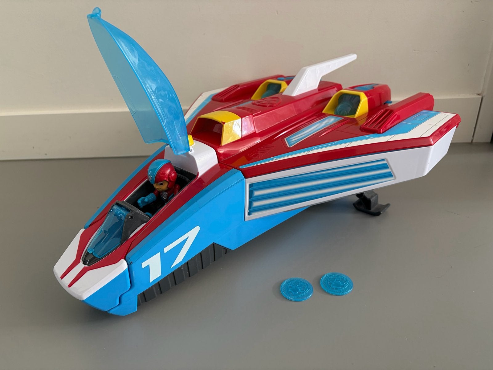 PAW Patrol Super PAWs Mighty Jet-Commandocentrum, Ophalen, Gebruikt
