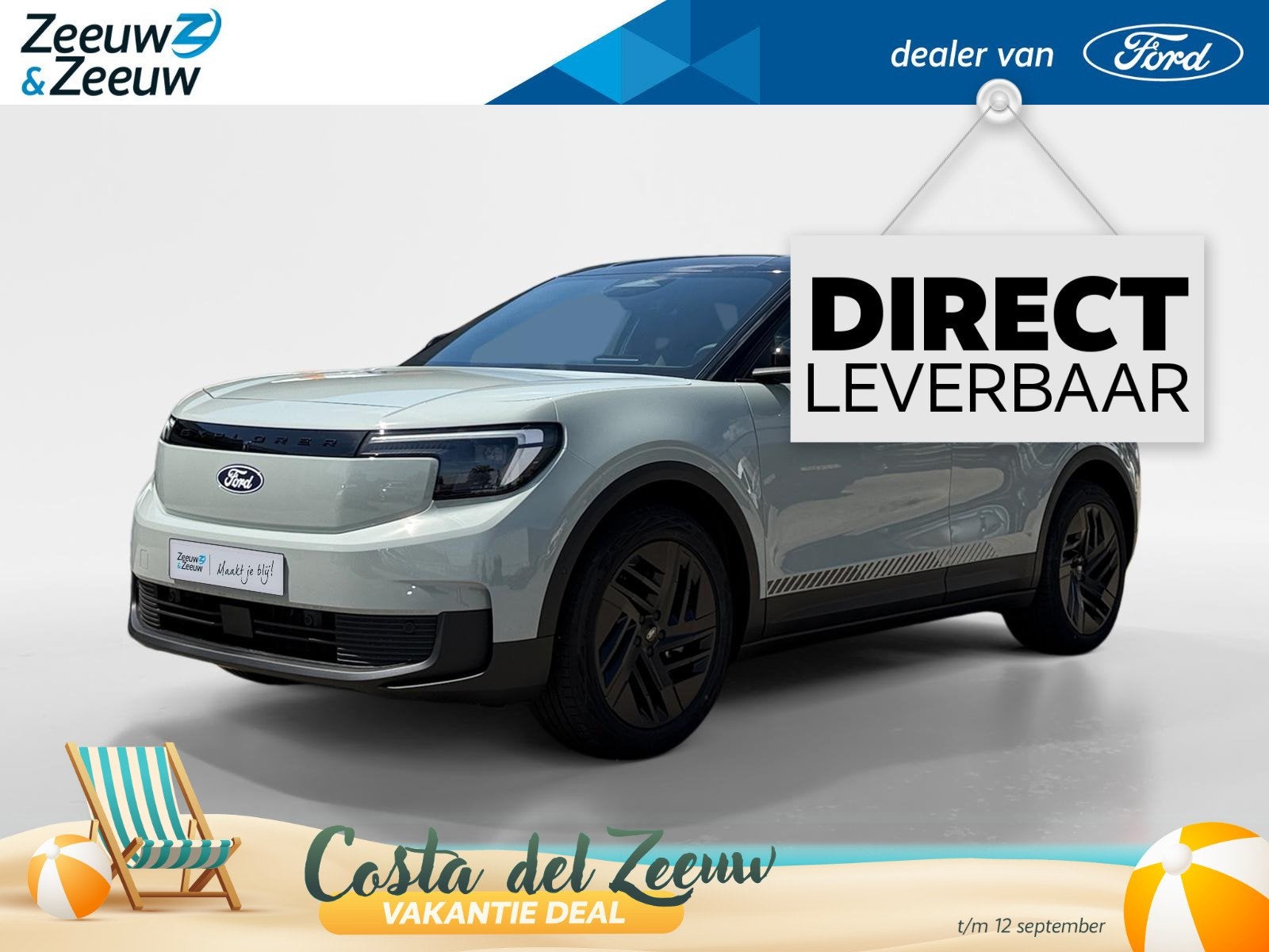 Ford Explorer Collection Extended Range RWD 79 kWh | Direct, Auto's, Ford, Automaat, 12 maanden, Achterwielaandrijving, 286 pk