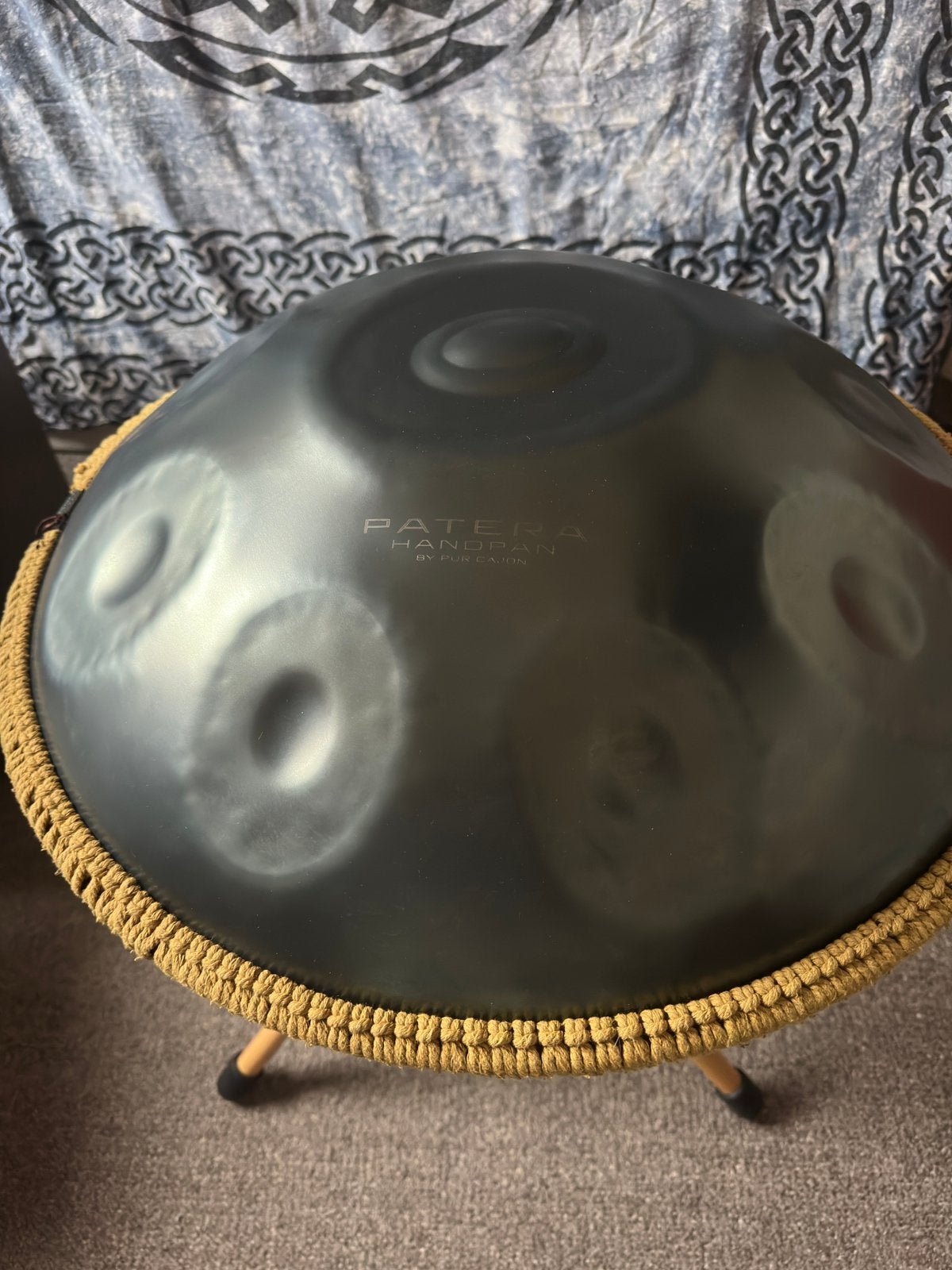Patera Handpan – D Celtic Minor – 9 tonen, Ophalen, Zo goed als nieuw, Melodische percussie