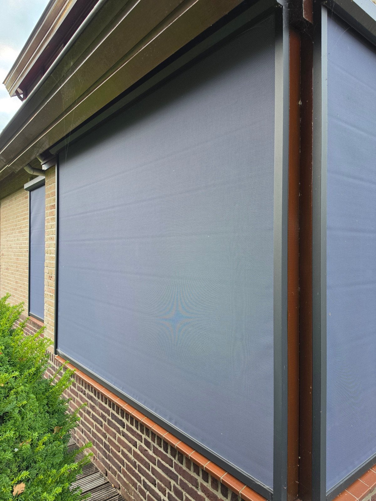Heroal VS Z Ritsscreens Zonwering, Somfy motor (5 stuks), Ophalen, Elektrisch, Zo goed als nieuw, 150 tot 300 cm