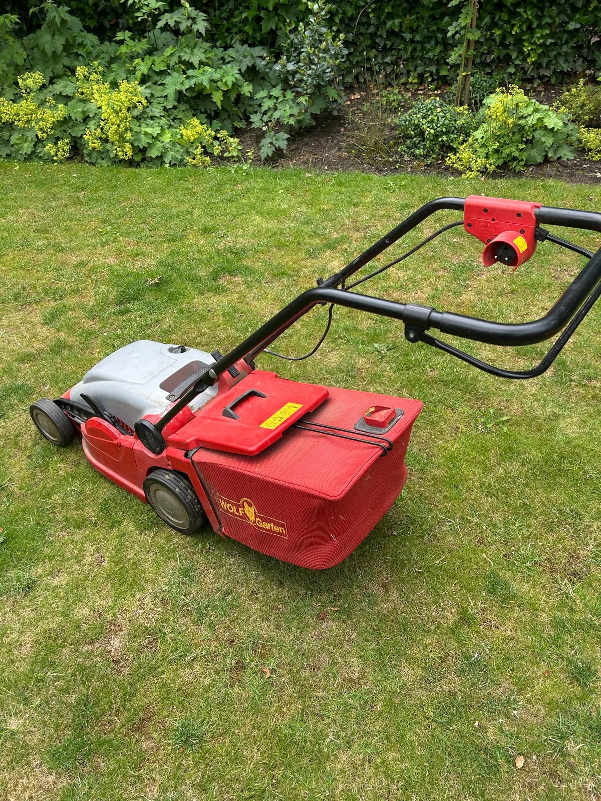 Wolf Garten Expert 40 E elektrische grasmaaier, Tuin en Terras, Grasmaaiers, Ophalen, Cirkelmaaier, Gebruikt, Elektrische grasmaaier