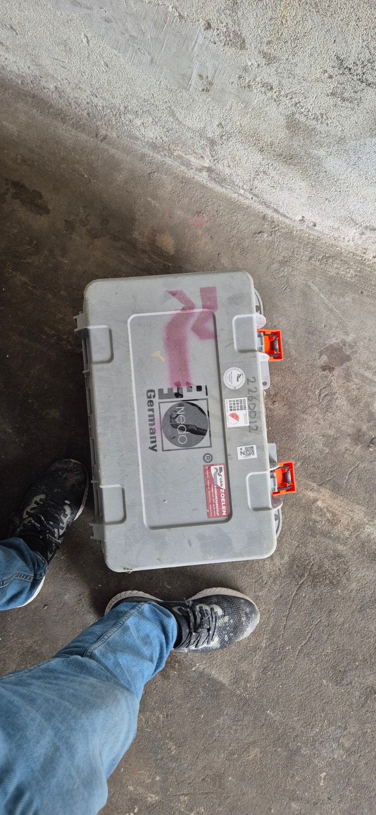 Nedo F 12500 Rotatielaser met koffer, Doe-het-zelf en Verbouw, Ophalen of Verzenden, Gebruikt, Overige meters