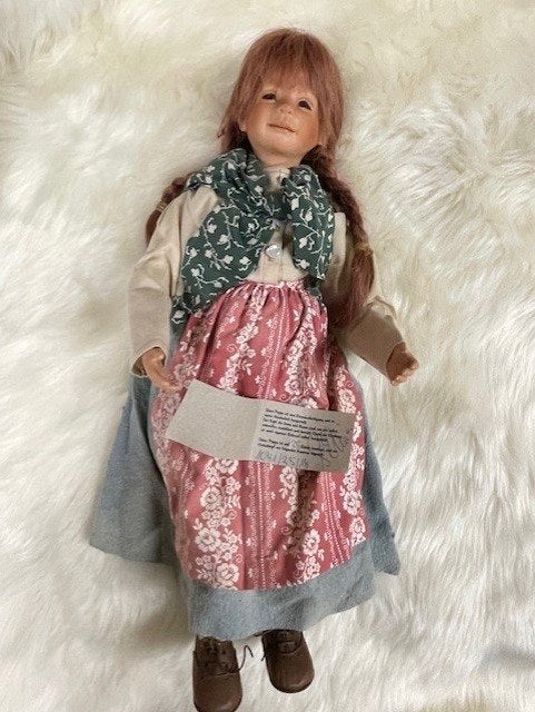 Susi Eimer pop origineel porselein meisje 47cm., Ophalen of Verzenden, Zo goed als nieuw, Pop