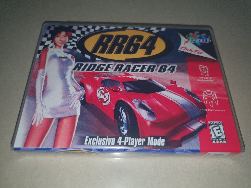 Ridge Racer 64 N64 Game Case, Verzenden, 1 speler, Racen en Vliegen, Zo goed als nieuw