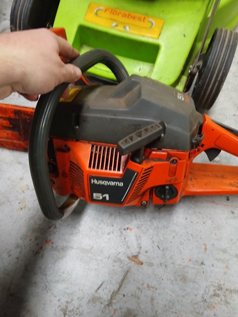 husqvarna kettingzaag 51, Tuin en Terras, Hand-tuingereedschap, Ophalen, Gebruikt, Husqvarna